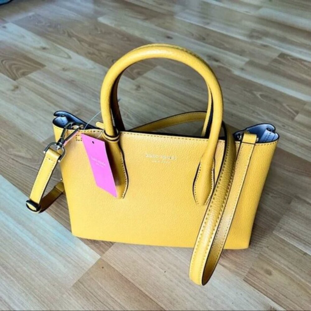 NWT Kate Spade Tuscan Sun Eva Small Top-Zip Satchel
